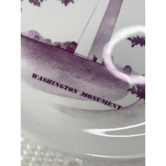 Washington Monument Collectable Plate by Delano Studios New York Beautiful - Picture 11 of 12